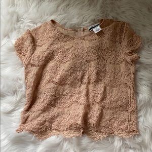 Lace crop top